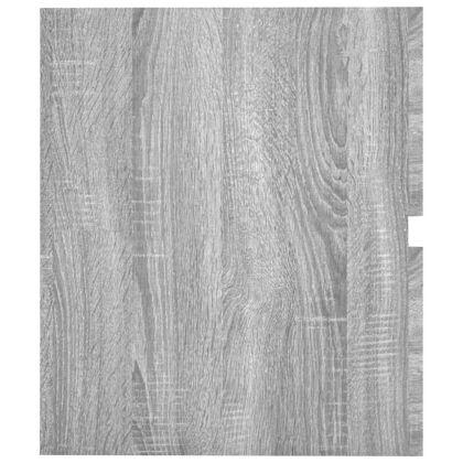 Шкаф за мивка, сив сонома, 41x38,5x45 см, инженерно дърво