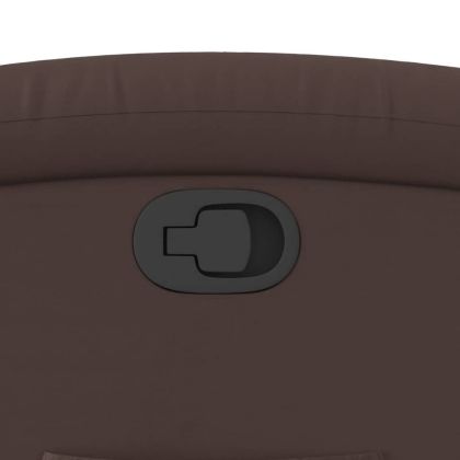 Наклоняем стол, кафяв, изкуствена кожа