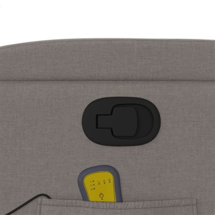 Масажен наклоняем стол, таупе, текстил