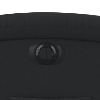 Електрически наклоняем стол, черен, естествена кожа