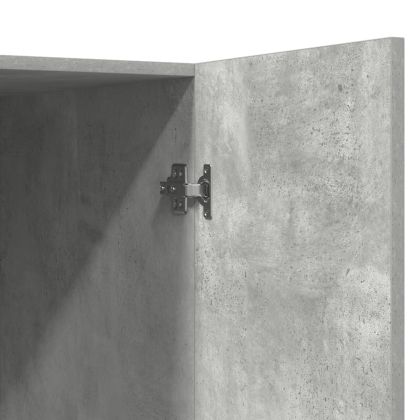 Шкаф за пералня, бетонно сив, 70,5x71,5x91,5 см