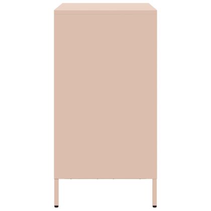 Бюфет, розов, 68x39x73,5 см, студеновалцувана стомана