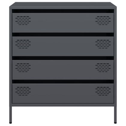 Бюфет, антрацит, 68x39x73,5 см, студеновалцувана стомана