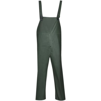 Водоустойчив дъждобран от две части с качулка, зелен, XL