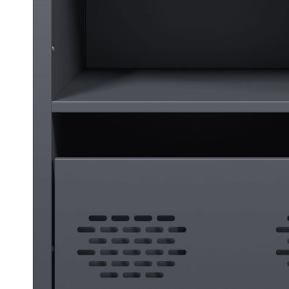 Висок шкаф, антрацит, 35x39x103,5 см, стомана