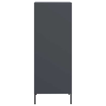 Висок шкаф, антрацит, 39x35x103,5 см, стомана