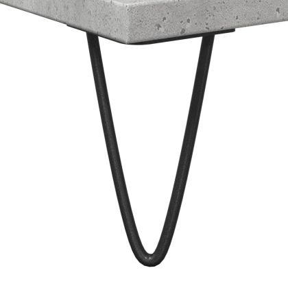 Шкаф за баня, бетонно сив, 80x33x60 см, инженерно дърво