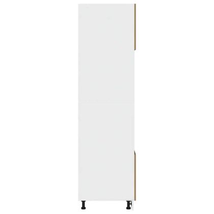 Шкаф за микровълнова фурна "Lyon", дъб Artisan, 60x57x207 см, инженерно дърво