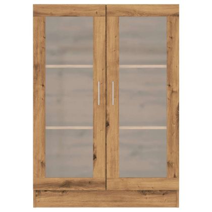 Библиотека, дъб артизан, 82,5x30,5x115 см, инженерно дърво