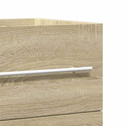 Долен шкаф за мивка, дъб сонома, 100x38,5x48 см, ПДЧ