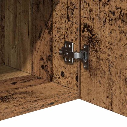 Сайдборд с LED светлини 115,5x30x75 см инженерно дърво