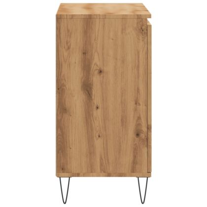 Сайдборд, дъб артизан, 101,5x35x70 см, инженерно дърво