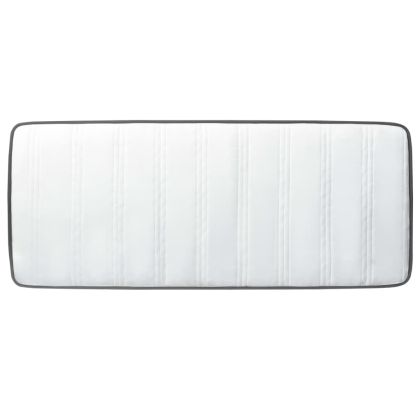 Боксспринг легло, тъмносиво, текстил, 80x200 см