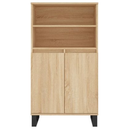 Висок шкаф, сонома дъб, 60x36x110 см, инженерно дърво