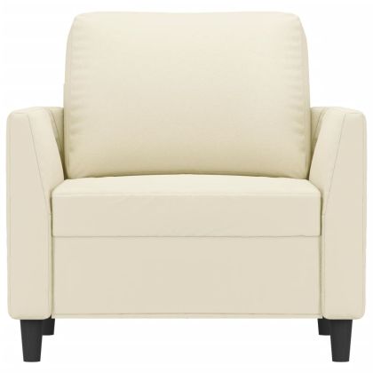 Фотьойл, кремав, 60 см, изкуствена кожа