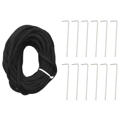 Коледна светеща елха на флагщок 1534 LED топло бяло 500 см