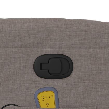 Масажен наклоняем стол, таупе, текстил