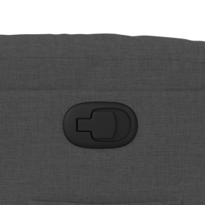 Реклайнер, тъмносив, текстил