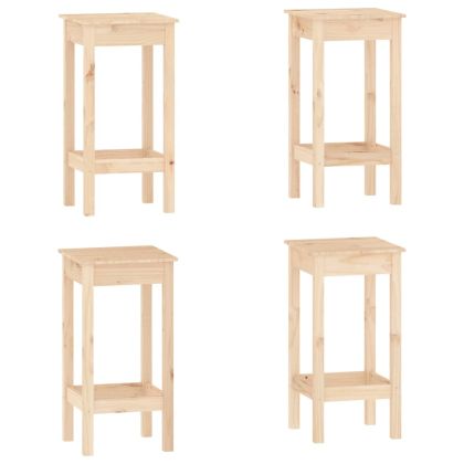 Бар комплект от 5 части, масивна борова дървесина