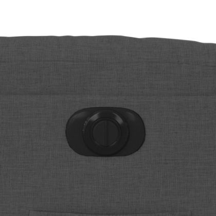 Електрически наклоняем стол, тъмносив, текстил