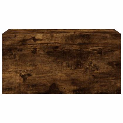 Стенен шкаф за баня, опушен дъб, 60x25x30 см, инженерно дърво