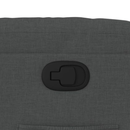 Реклайнер, тъмносив, текстил