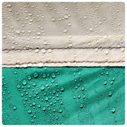 Плажна палатка, 3-местна, морскозелено, водоустойчива