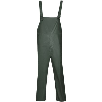 Водоустойчив дъждобран от две части с качулка, зелен, XXL