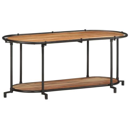 ТВ шкаф, 100x42x40 см, масивно акациево дърво