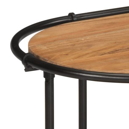 ТВ шкаф, 100x42x40 см, масивно акациево дърво