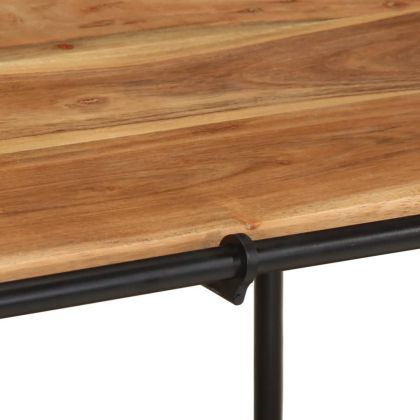 ТВ шкаф, 100x42x40 см, масивно акациево дърво