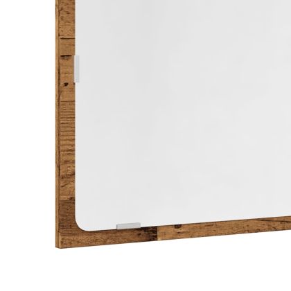 Комплект мебели за баня от 2 части старо дърво инженерно дърво