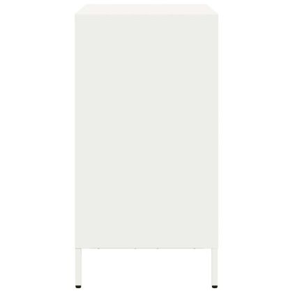 Бюфет, бял, 68x39x73,5 см, студеновалцувана стомана