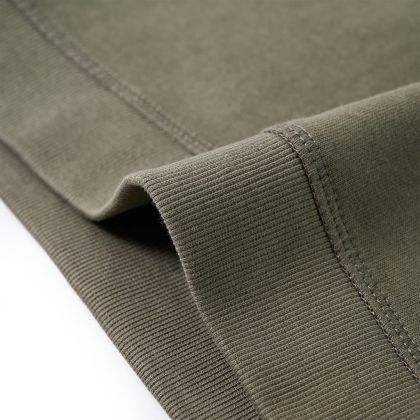 Детски суитшърт с качулка, каки, 128