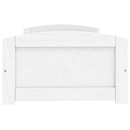 Дневно легло с 2 чекмеджета IRUN бяло 90x200 см бор масив