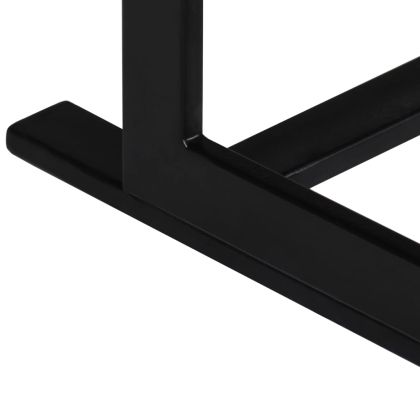 2-местна пейка, мангово дърво масив и стомана