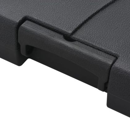 Градински чадър, с преносима основа, пясъчен