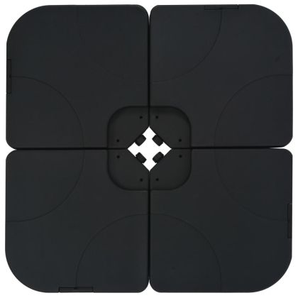 Градински чадър, с преносима основа, антрацит