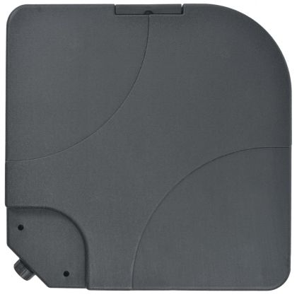 Градински чадър, с преносима основа, зелен