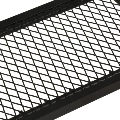 Конзолна маса, 112x36x76 cм, мангово дърво масив и желязо