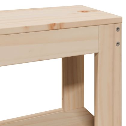 Рамка за легло без матрак, 150x200 см, масивна чамова дървесина