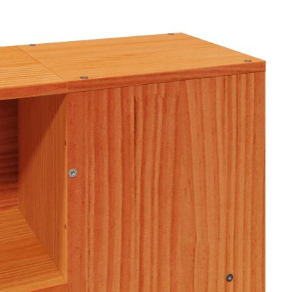 Рамка за легло без матрак, восъчнокафяв, 160x200 см, бор масив