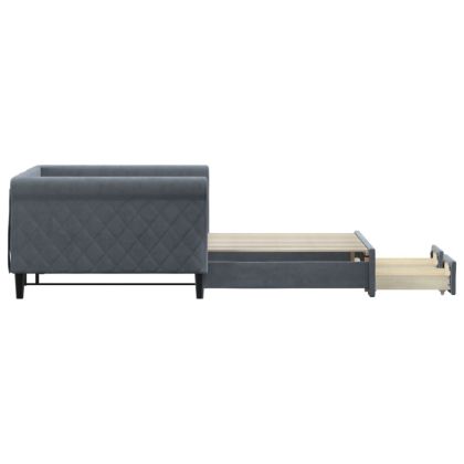 Дневно легло с уширение и чекмеджета, без матрак, 100x200 см