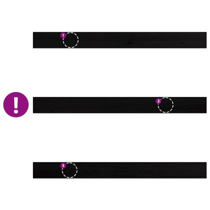 Прозоречни первази, 2 бр, тъмнокафяви, 160x15x2 см, дъб масив