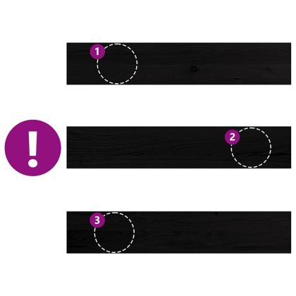 Прозоречни первази, 2 бр, тъмнокафяви, 80x15x2 см, дъб масив