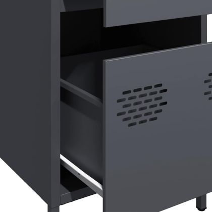 Бюфет, антрацит, 35x39x73,5 см, студеновалцувана стомана