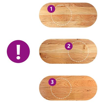 Плот за маса, светлокафяв, 140x60x2 см, дъб масив, овална