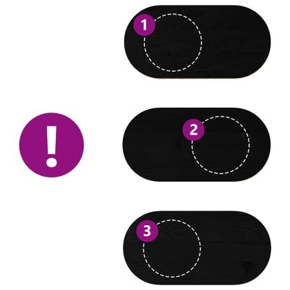 Плот за маса, тъмнокафяв, 120x60x2 см, дъб масив, овална