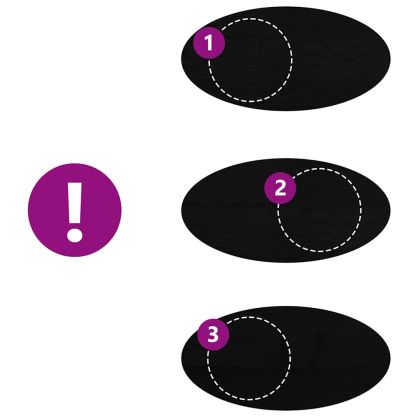 Плот за маса, тъмнокафяв, 80x40x2 см, дъб масив, овална