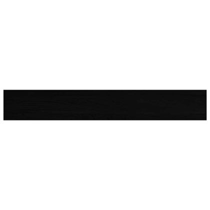 Прозоречни первази, 2 бр, тъмнокафяви, 100x15x2 см, дъб масив